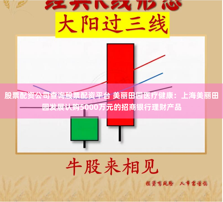 股票配资公司查询股票配资平台 美丽田园医疗健康：上海美丽田园发展认购5000万元的招商银行理财产品